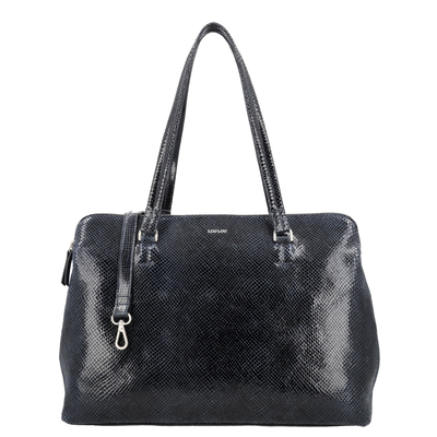 LouLou Essentiels Olivia Laptopschoudertas - 15.6" laptoptas - blue orient