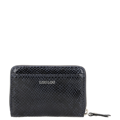 LouLou Essentiels Petite Emilie Damesportemonnee - 4 pasjes - blue orient