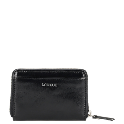 LouLou Essentiels Petite Emilie Damesportemonnee - 4 pasjes - black
