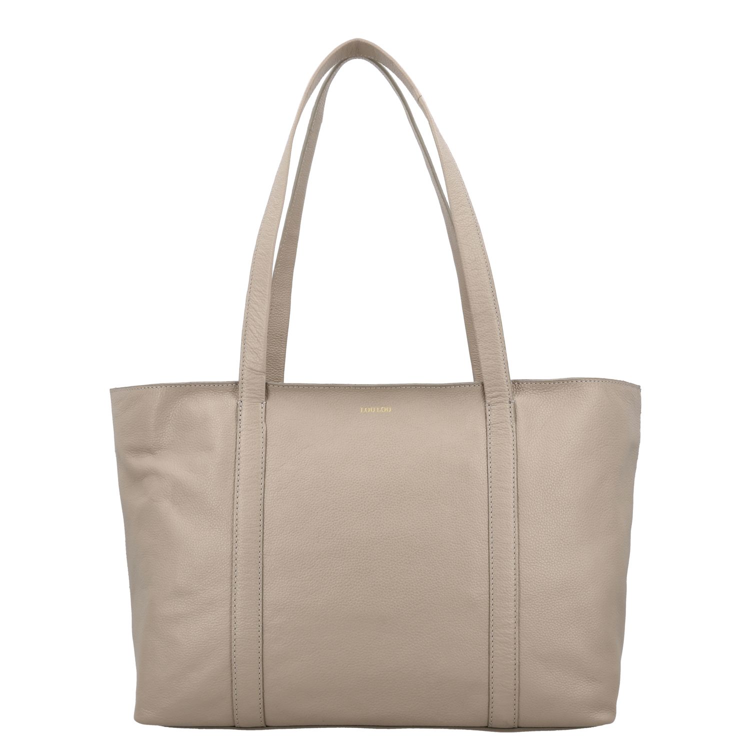 Loulou Essentiels schoudertas beige