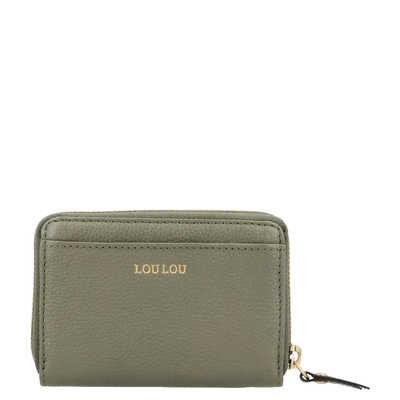 LouLou Essentiels Petite Emilie Damenportemonnaie - 4 Kartenfächer - sage