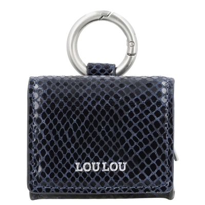 LouLou Essentiels Mini Mini AirPods-Tasche blue orient