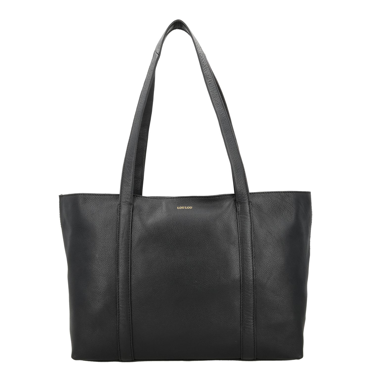 Loulou Essentiels schoudertas zwart