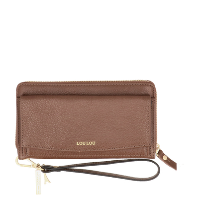 LouLou Essentiels SLB Damenportemonnaie - 12 Kartenfächer - milk chocolat