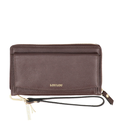LouLou Essentiels SLB Damesportemonnee - 12 pasjes - merlot