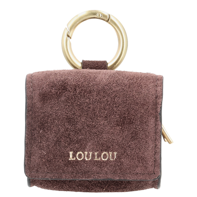 LouLou Essentiels Mini Mini AirPods-Tasche merlot