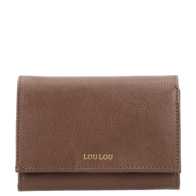 LouLou Essentiels Petite Fleur Damesportemonnee milk chocolat