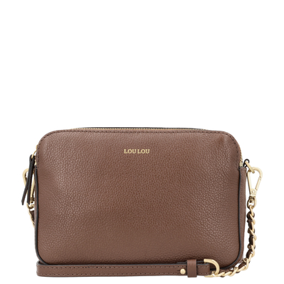 LouLou Essentiels Zoë Crossbody Schoudertas milk chocolat