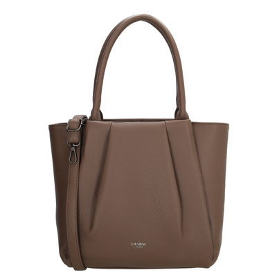 Charm London Lyon Shopper - abnehmbarer Schultergurt - mokka