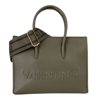 Valentino Bianka Shopper Medium verde militare