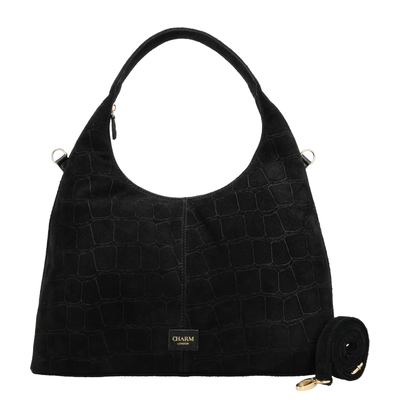 Charm London Cairo Shopper - afneembare schouderriem - zwart