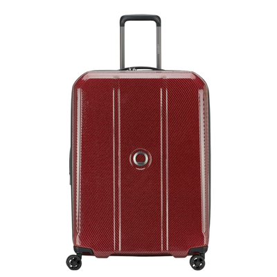 Delsey Helium Ultimate Spinner 70 cm - Erweiterbar 103/113 Liter - 70x49x30/33 cm - burgunderrot