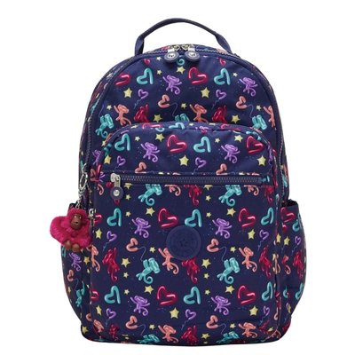 Kipling Kipling Seoul College Extra Schulrucksack - 15" Laptopfach balloon monkey