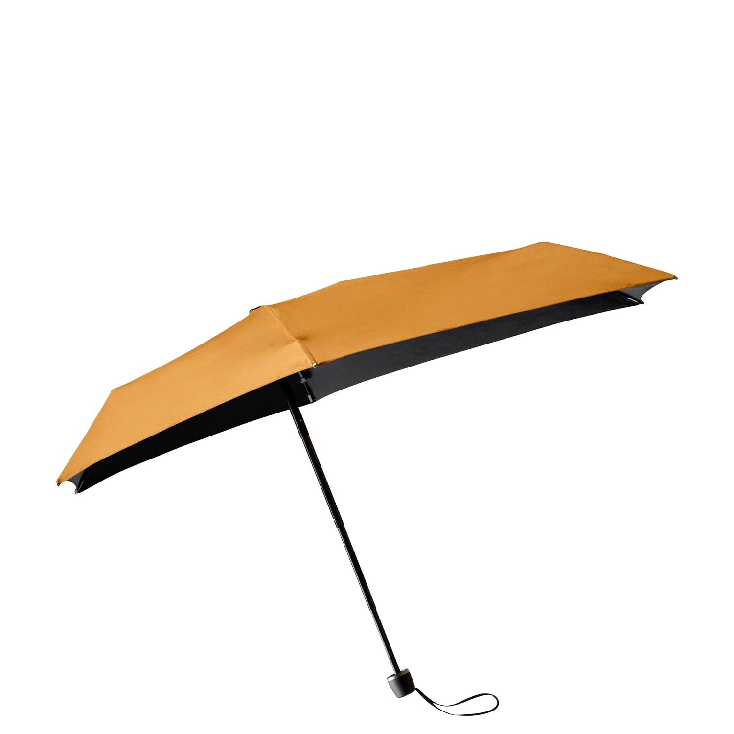 Senz Micro Opvouwbare Stormparplu - Cooltech met UPF 50+ - golden orange paraplu