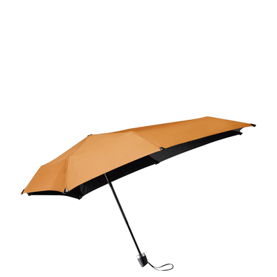Senz Mini Opvouwbare Stormparaplu - Cooltech met UPF 50+ - golden orange
