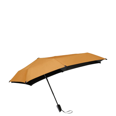 Senz Mini Automatic Opvouwbare Stormparaplu - Cooltech met UPF 50+ - golden orange