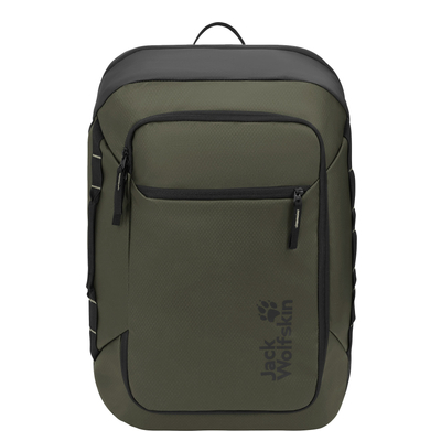 Jack Wolfskin Tecton Rugzak - 30 liter - 15" laptopvak - rich olive