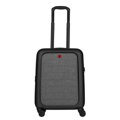 Wenger Syntry Carry-On Handbagage Spinner 55 cm - Uitbreidbaar 36/44 liter - 15.6" laptopvak - 55x40x20/25 cm - black/heather grey