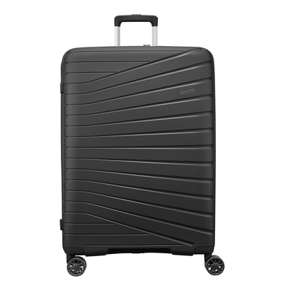 Travelbags The Vibe 4-Rollen Trolley 75 cm - erweiterbar 110/125 Liter - 75x50x33 cm - schwarz