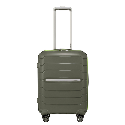 Samsonite Flux Handgepäck Spinner 55 cm - Erweiterbar 37/44 Liter - 55x40x20/23 cm - dark olive