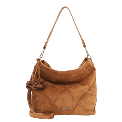 Emily & Noah Leanne Handtas M - afneembare schouderriem - cognac