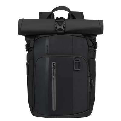 Samsonite Biz2Go 2.0 Rolltop Rucksack - Erweiterbar 20/26.5 Liter - 15.6" Laptopfach - black