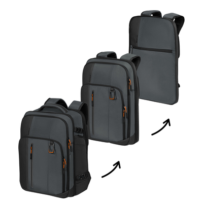 Samsonite Biz2Go 2.0 Tri-Mode 3-1 Travel Rucksack 48 cm - 33 Liter - 17.3" Laptopfach - 48x33x26 cm - graphite/apricot