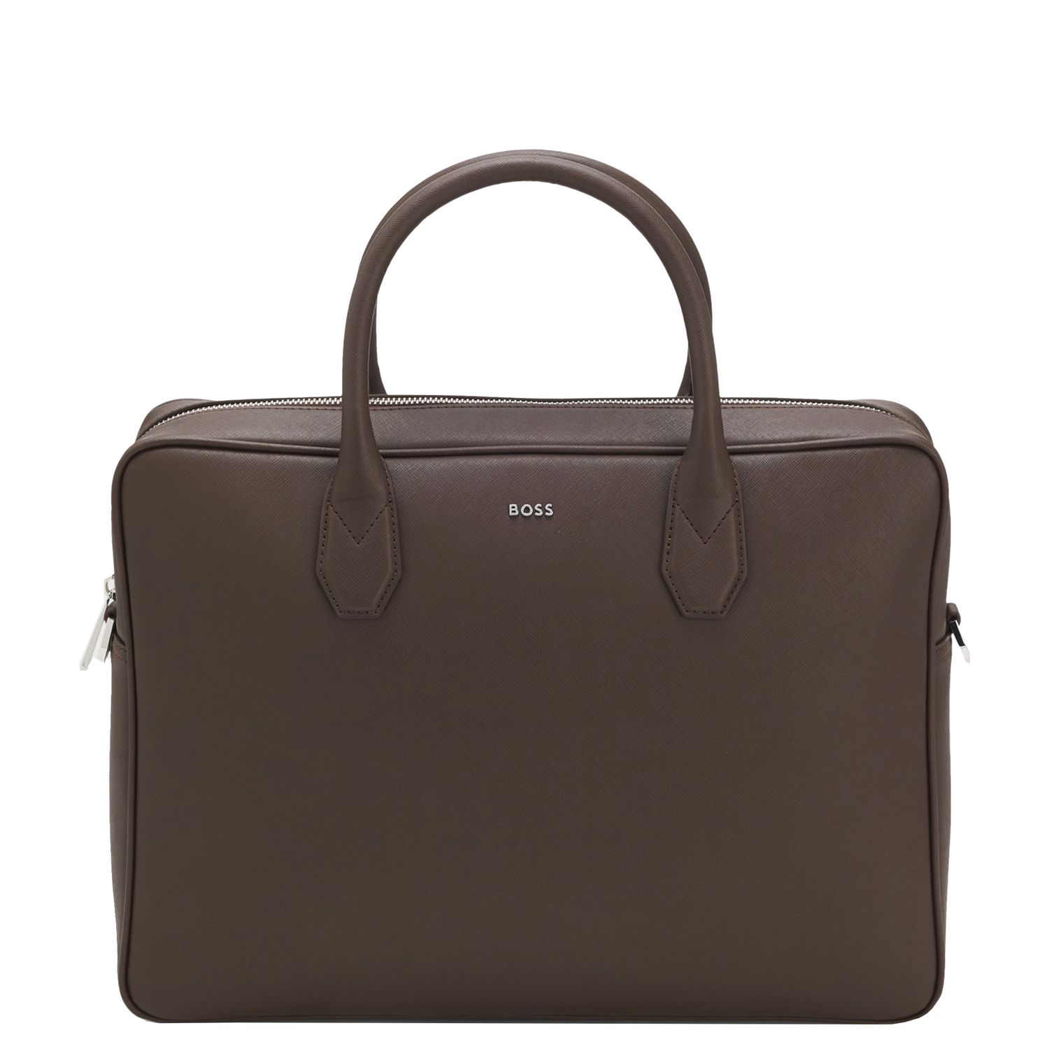 Boss Northon Schoudertas dark brown aktetas damestas