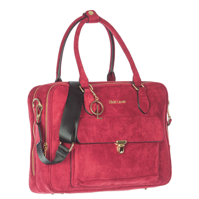 Olivia Lauren Aveline Elio Damen-Businesstrolley - 15" Laptopfach - rot