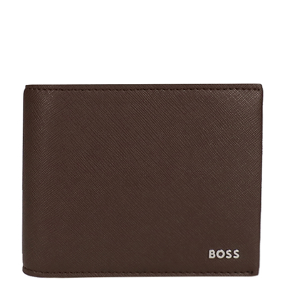 Boss Northon Portemonnee dark brown