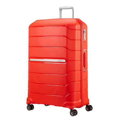 Samsonite Flux Spinner 81 cm - Uitbreidbaar 121/136 liter - 81x55x36/39 cm - tangerine red