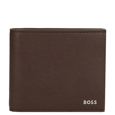 Boss Northon Geldbörse - 4 Kartenfächer - dunkelbraun