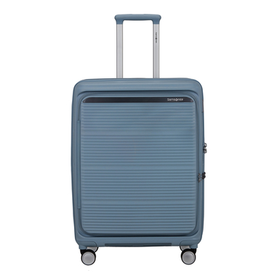 Samsonite Paralux HS Spinner 67 cm - Erweiterbar 71/81 Liter - 67x47x30/33 cm - fog blue