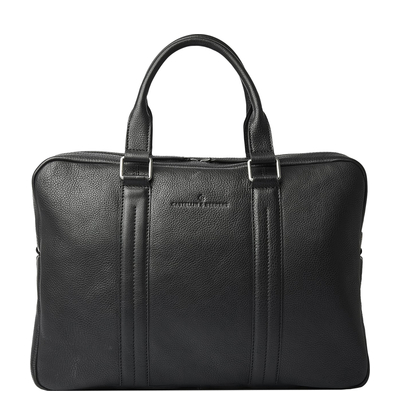 Castelijn & Beerens Limited Edition Laptop Schultertasche - RFID-Schutz - 15.6" Laptopfach - schwarz