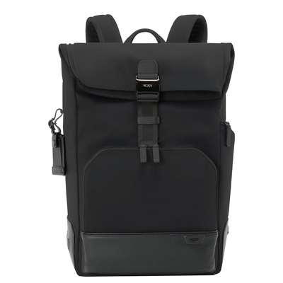 TUMI Harrison Roll-Top Rugzak - 18 liter - 15" laptopvak - midnight black