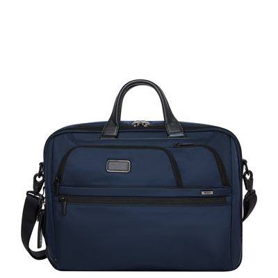 TUMI Alpha Large Schoudertas - 17" laptopvak - afneembare schouderriem - navy
