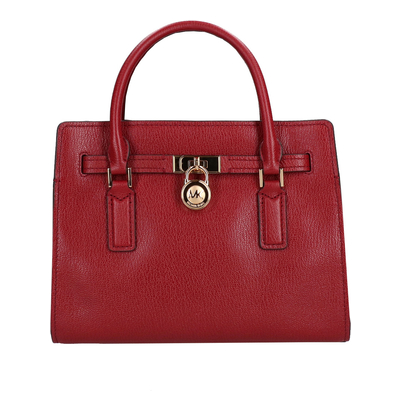 Michael Kors Hamilton Moderne Handtas - afneembare schouderriem - deep red