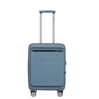 Samsonite Paralux HS Handbagage Spinner 55 cm - Uitbreidbaar 40/46 liter - 55x39x23/26 cm - fog blue